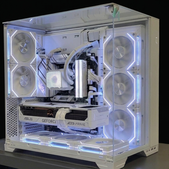 Vision AMD Ryzen 7 7800X3D 32GB DDR5 RTX 5070 2TB 850W  W11Pro biała / czarna